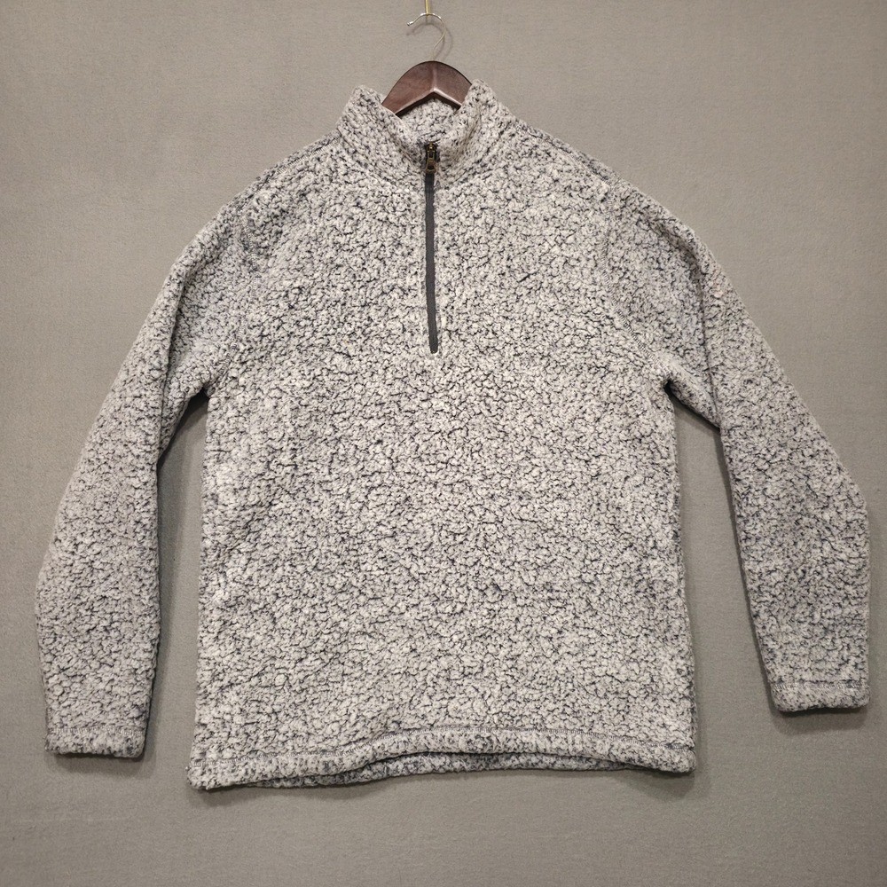 Weatherproof‎ Vintage Men's Sherpa Quater Zip Long Sleeve Sweater Size XL